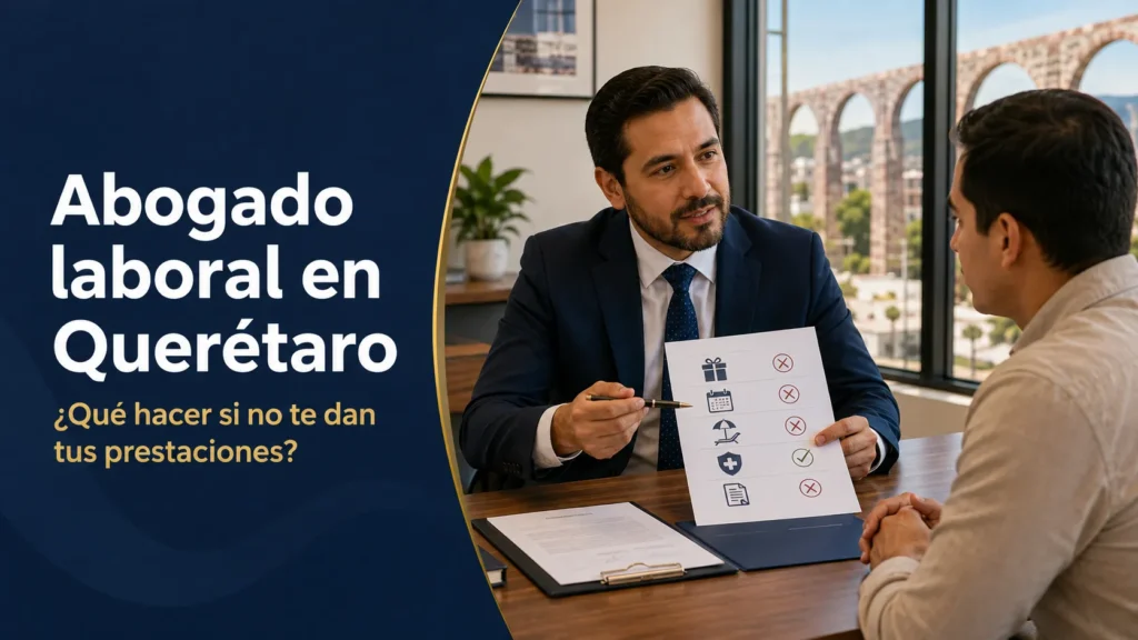 Abogado laboral en Querétaro: ¿Qué hacer si no te dan tus prestaciones?